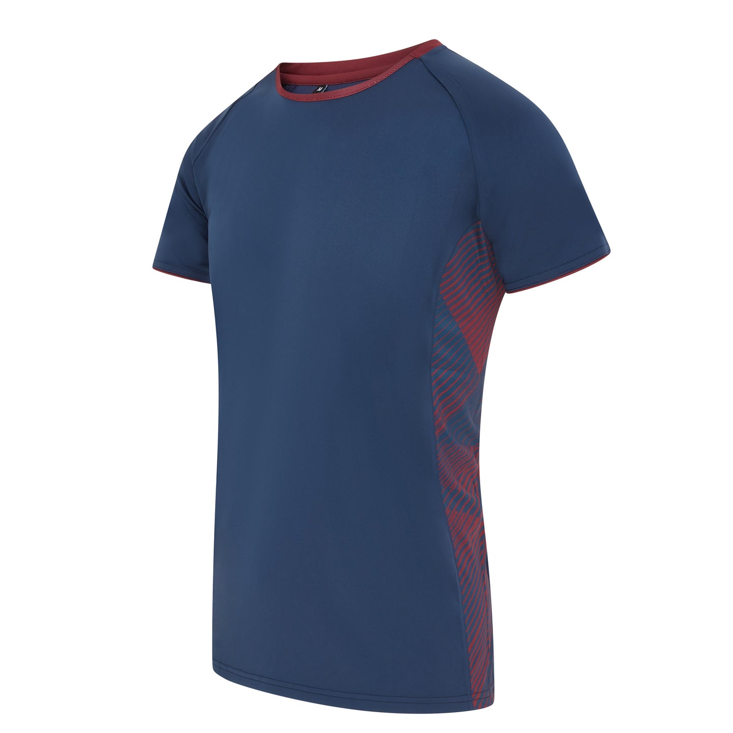 Navy/Maroon Optimum Tee