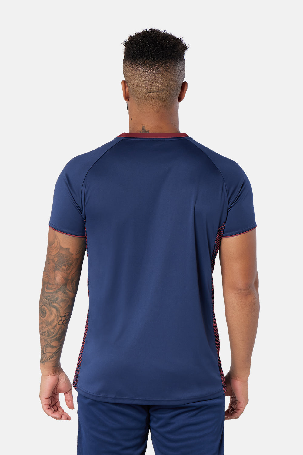 Navy/Maroon Optimum Tee