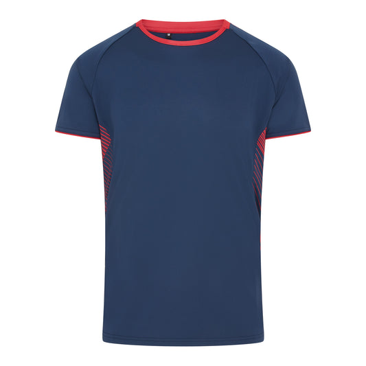 Navy/Red Optimum Tee