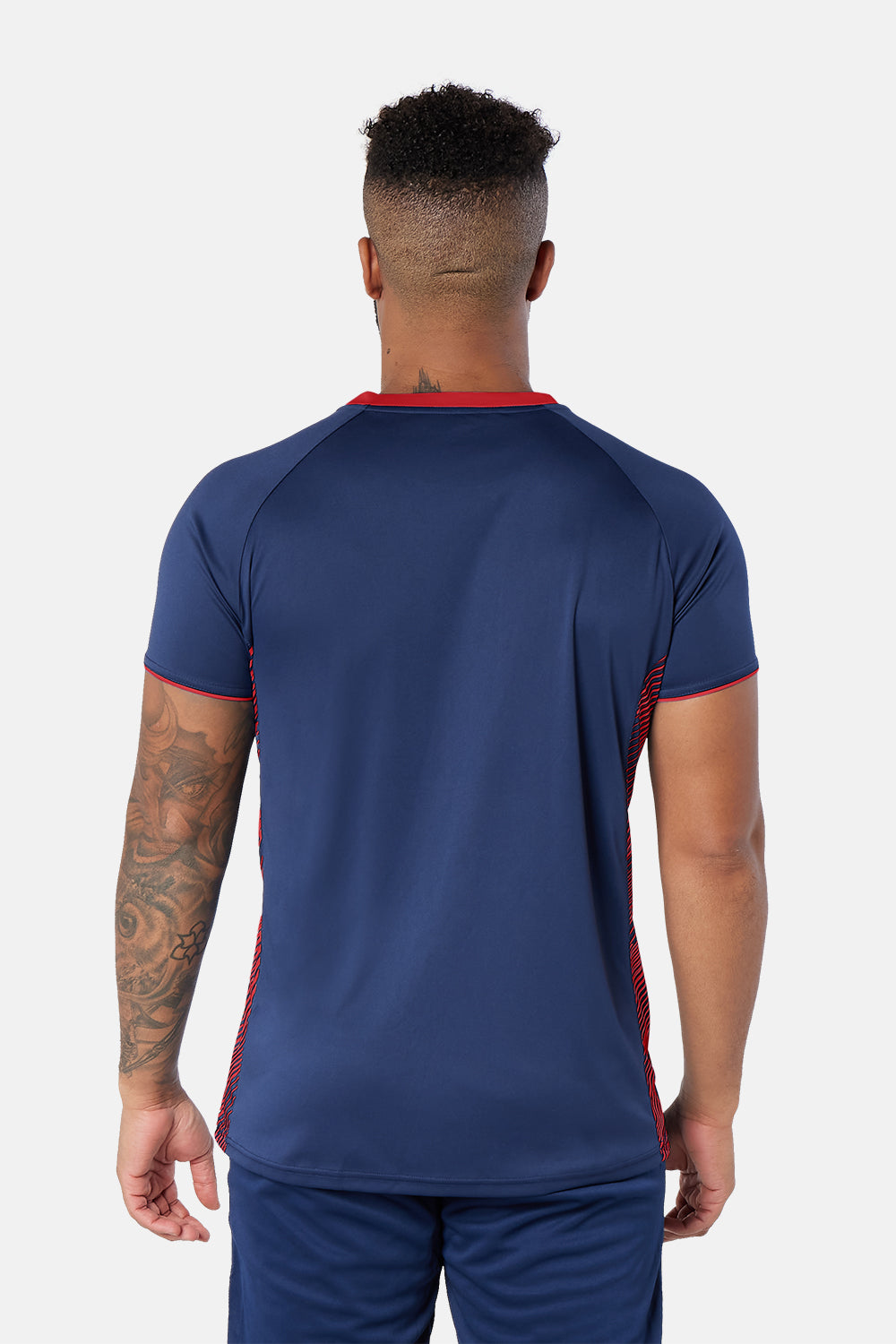 Navy/Red Optimum Tee