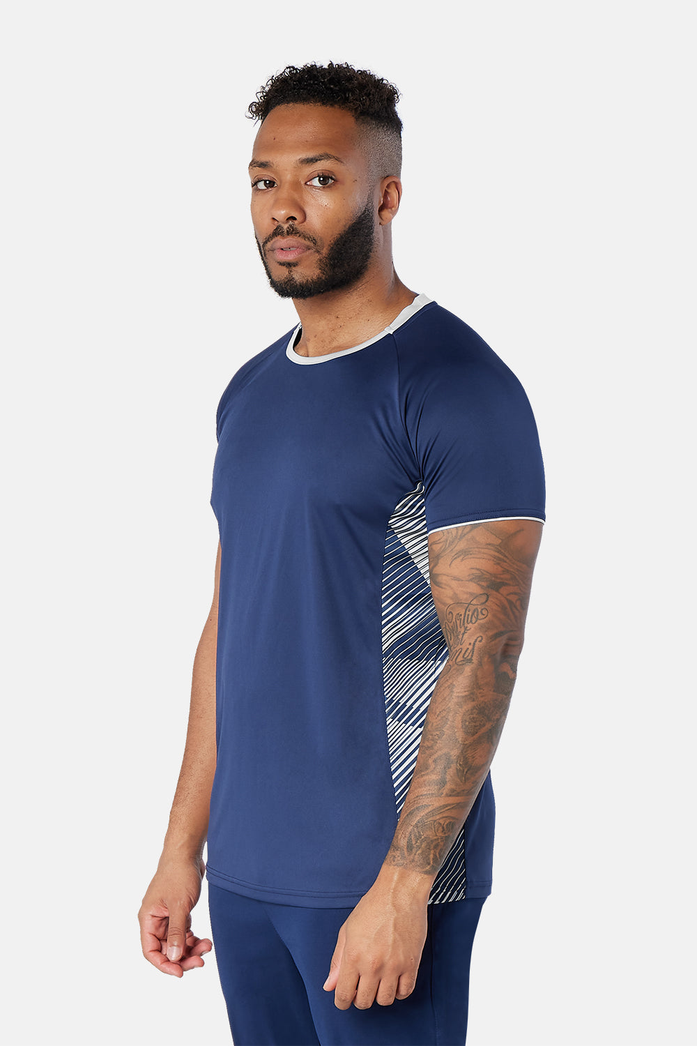 Navy/White Optimum Tee