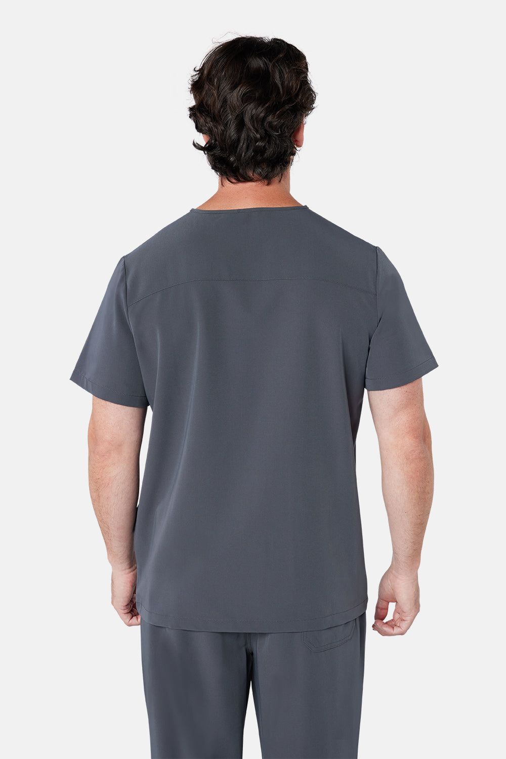 Pewter Oscar Scrub Top - Beh-Oscar