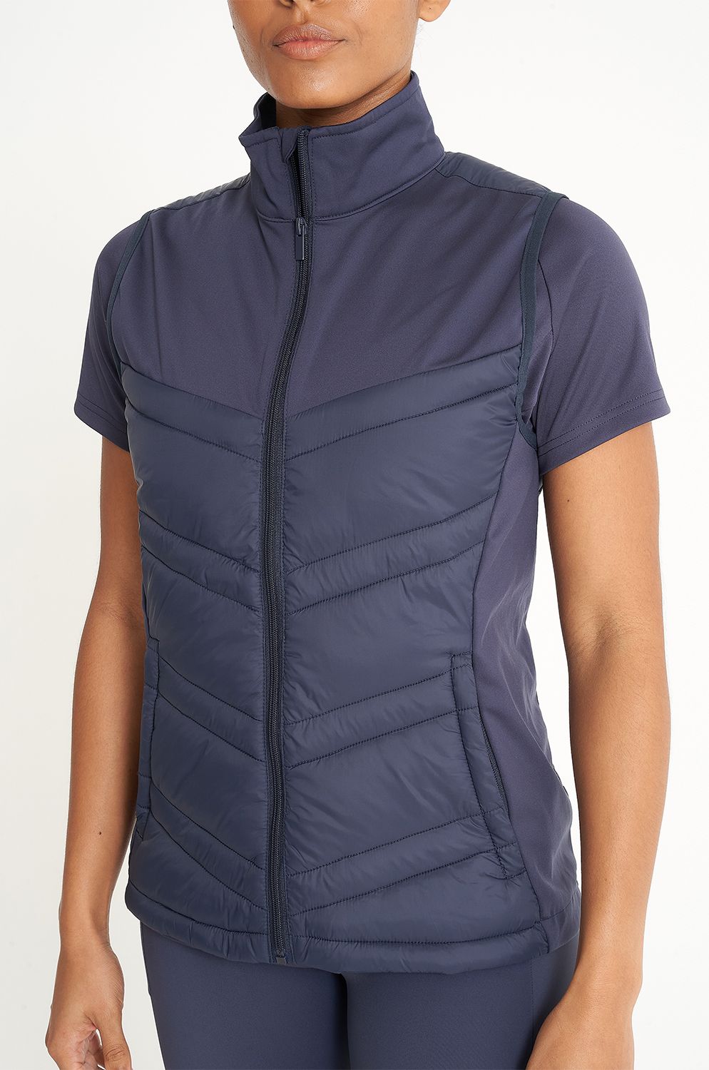 Navy Eco Tech Gilet Female