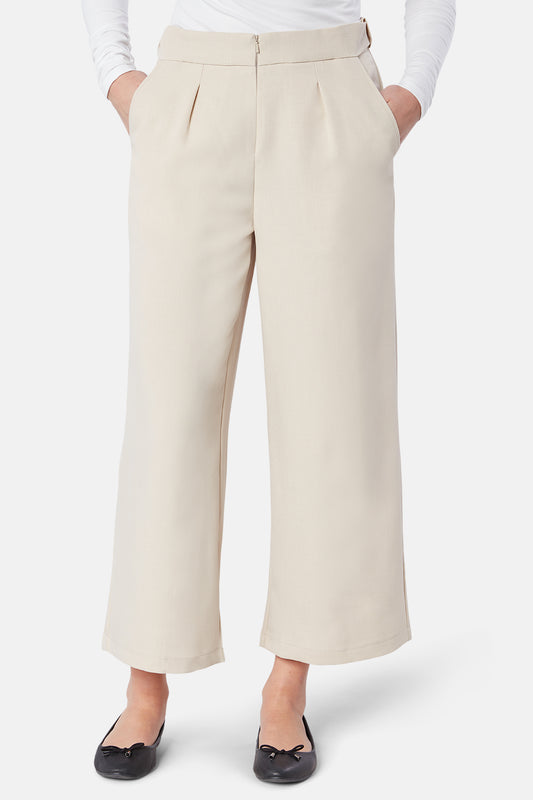Natural Ivy Culotte Trouser