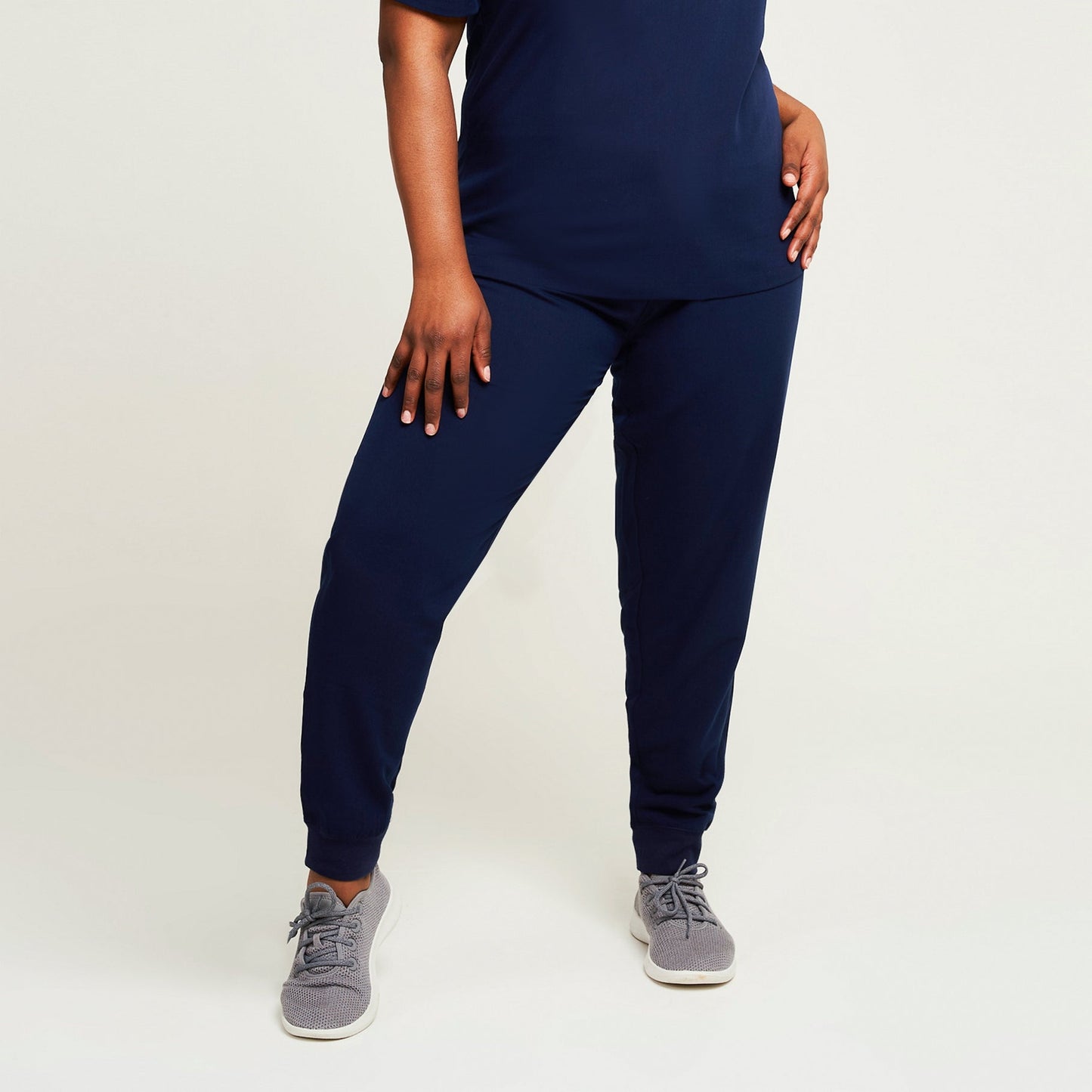 Navy Neo Jogger Scrub Trouser - Beh-4958