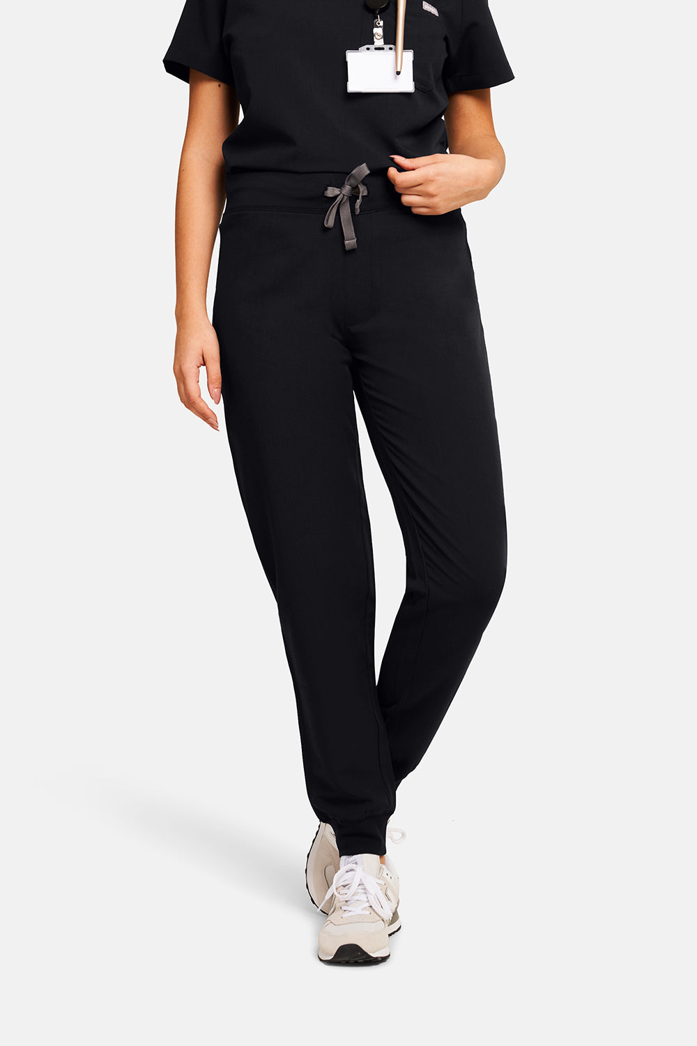 Black Neo Jogger Scrub Trouser - Beh-4958